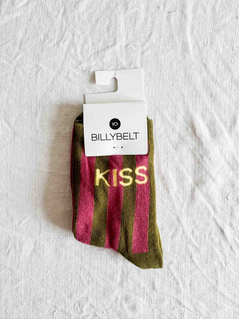 Chaussettes rayées - Kiss