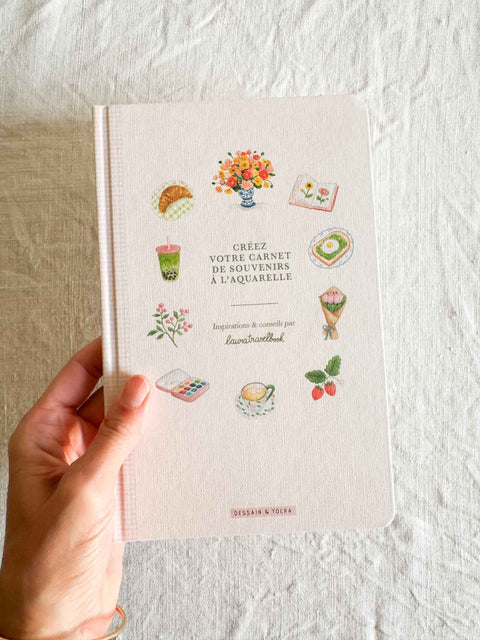 Créez votre carnet de souvenirs à l'aquarelle Laura Pasquet