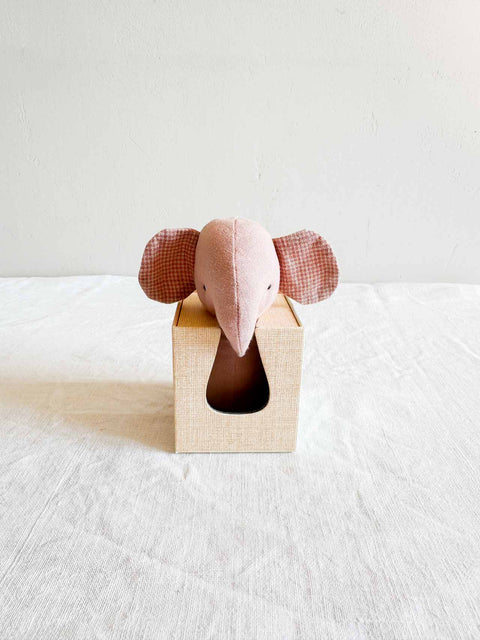 Hochet Eléphant Rose