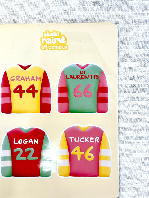 Planche stickers Maillot Hockey Off campus