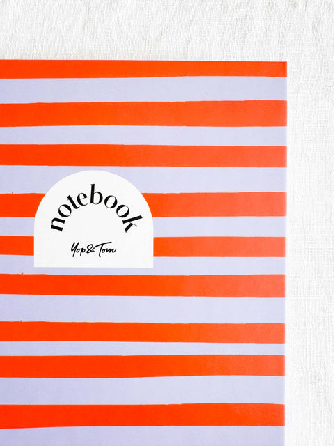 Carnet rigide - Orange horizon