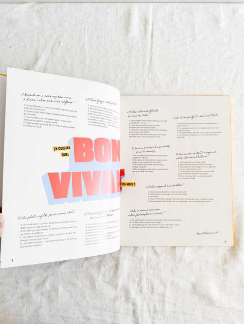 Livre de cuisine - Bon vivant