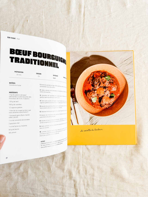 Livre de cuisine - Bon vivant