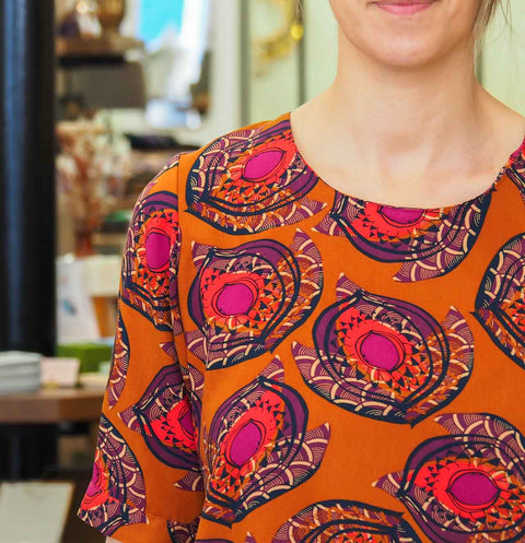 Robe Baam - Fleur Orange