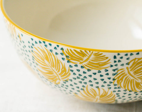 Saladier Boho chic - Jaune