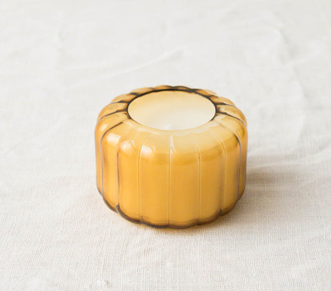 Bougie Ripple - Ambre doré