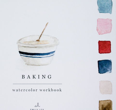 Cahier d'aquarelle - Pâtisserie