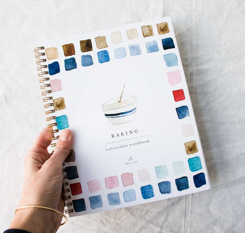 Cahier d'aquarelle - Pâtisserie