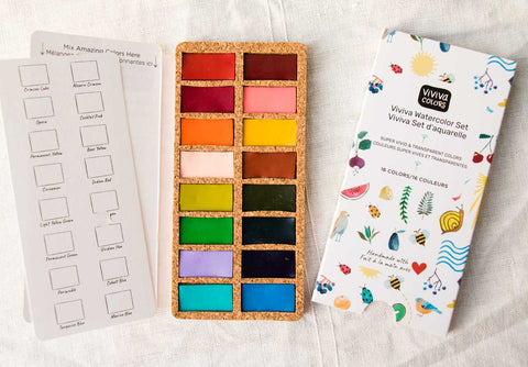 Palette d'aquarelle - Primavera