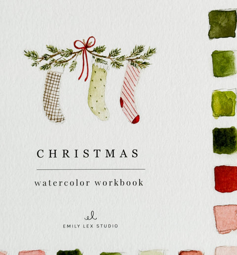 Cahier d'aquarelle - Noël