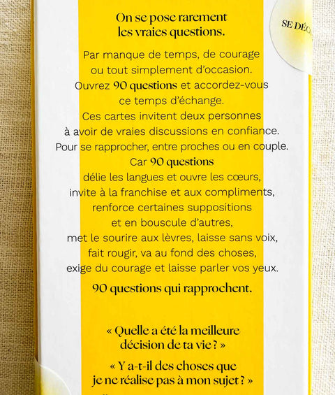 90 questions qui rapprochent