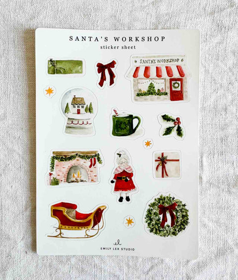 Stickers - Santa's workshop #2