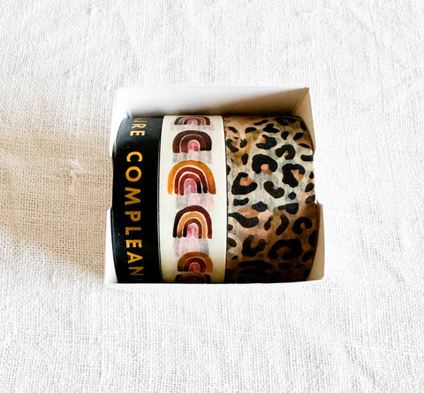 Washi tape x 3 - Léopard