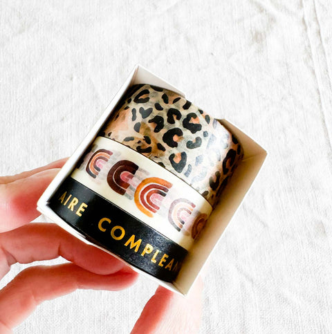 Washi tape x 3 - Léopard