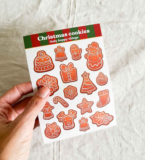 Stickers - Biscuits de Noël