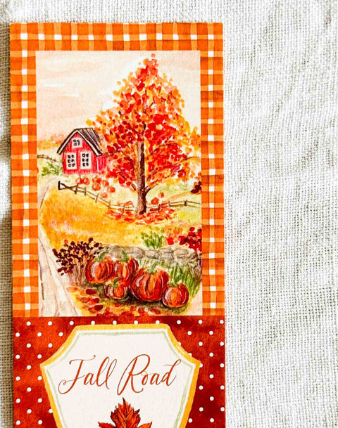 Marque page - Fall road