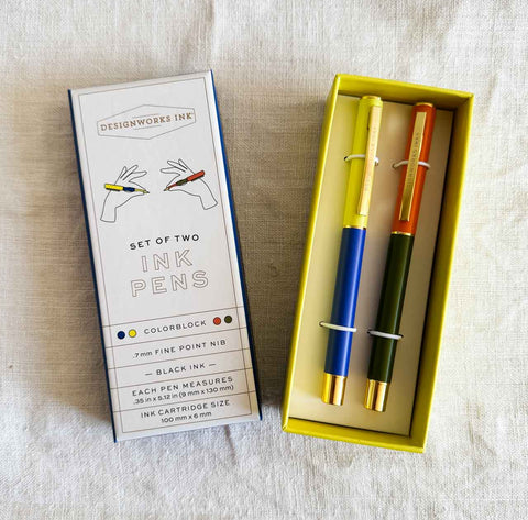 Set de stylos - Cobalt & Army green