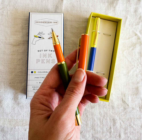 Set de stylos - Cobalt & Army green