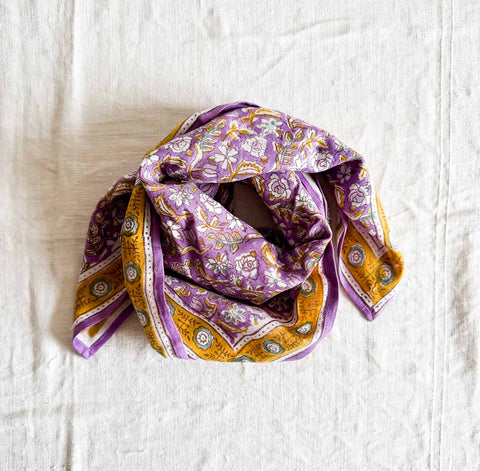 Petit foulard Absinthe - Violet