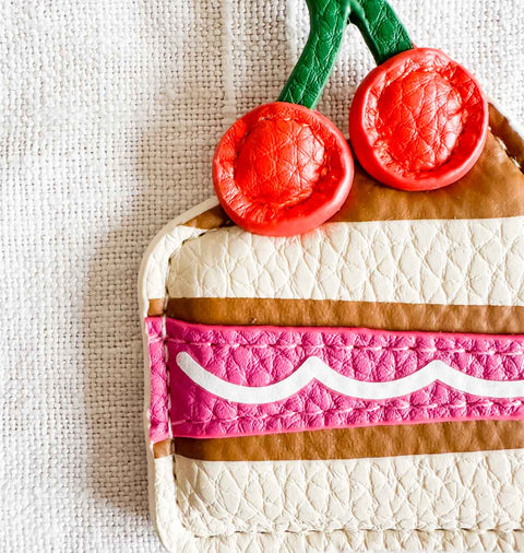 Porte clé - Part de gâteau