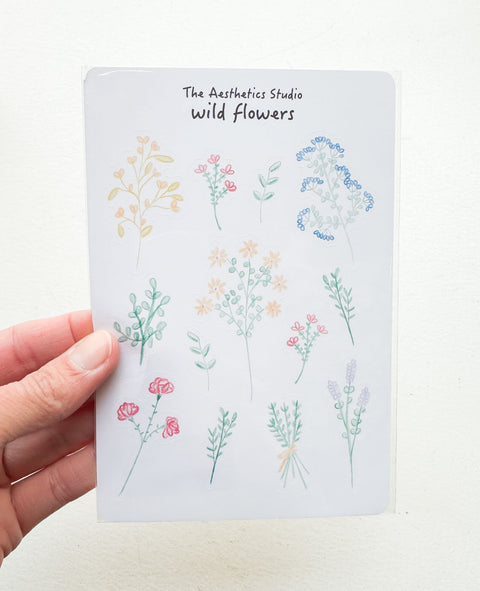 Stickers - Fleurs sauvages