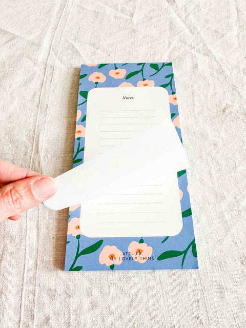 Bloc notes - Bleuets