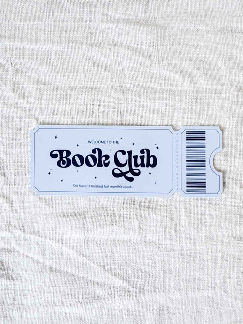 Marque pages Book club