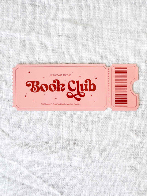 Marque pages Book club