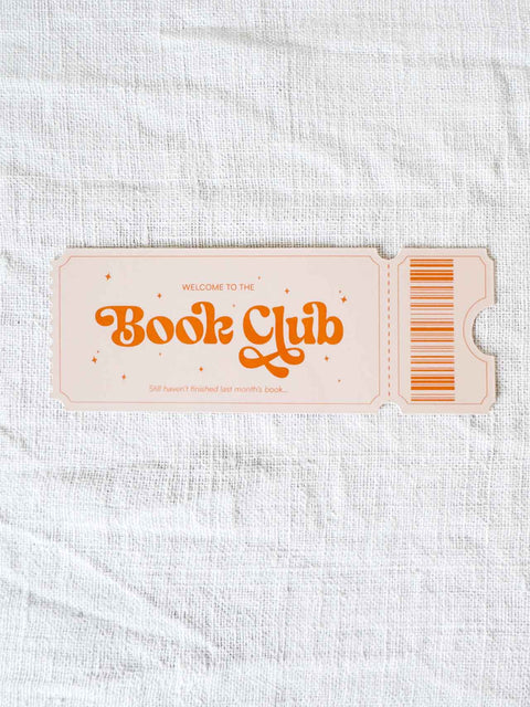 Marque pages Book club