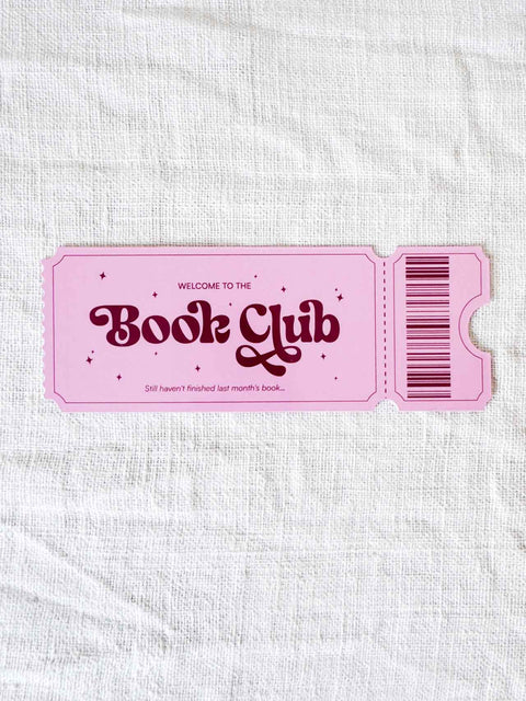 Marque pages Book club
