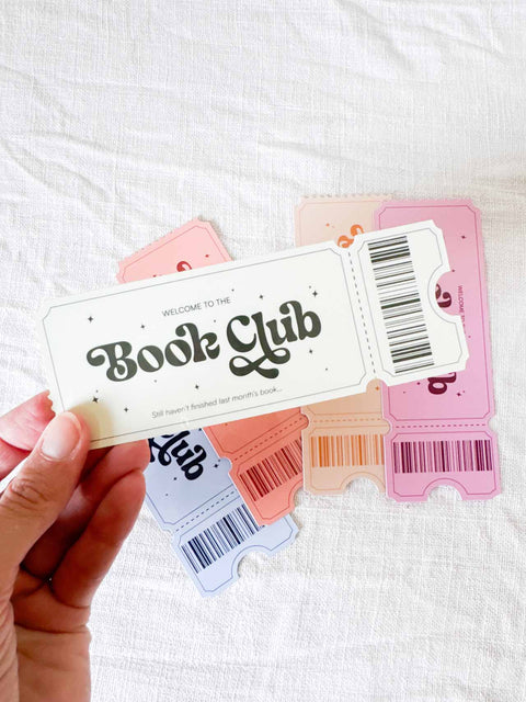 Marque pages Book club