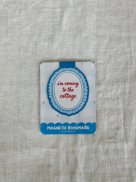 Marque page magnétique I'm coming to the cottage