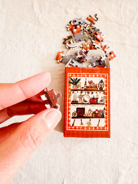 Mini puzzle 99p - Etagère d'automne