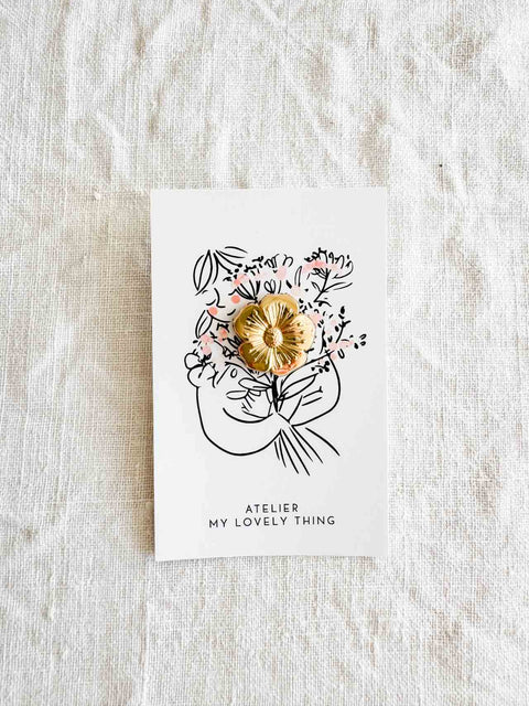Pin's Bouton d'or
