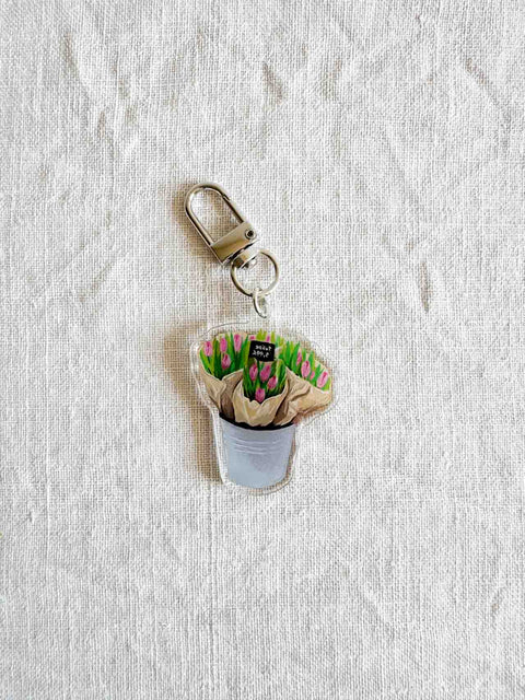 Porte clé Tulipes