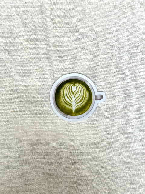 Sticker Matcha cup