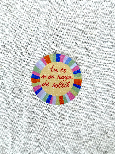 Stickers Effet paillettes étoilées