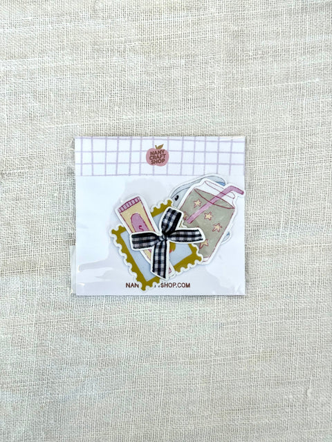 Pack 5 mini stickers mystère - Girly