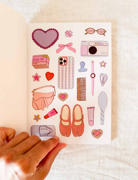 Sticker book Nany craft shop