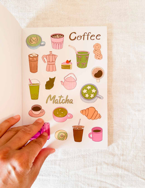 Sticker book Nany craft shop