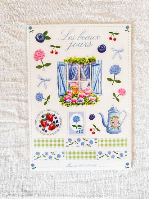 Planche stickers Les beaux jours