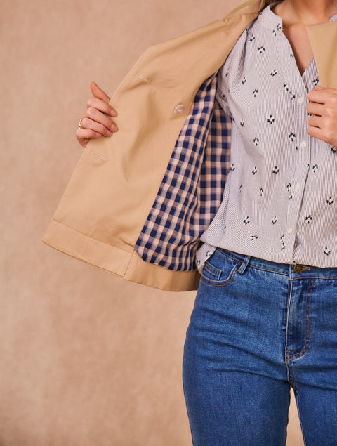 Veste Violette - Beige