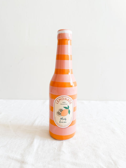 Vase bouteille Limonade Citron