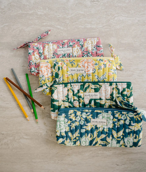 Trousse crayons Bouquet du matin