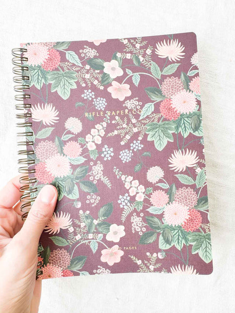 Carnet à spirale Dahlia