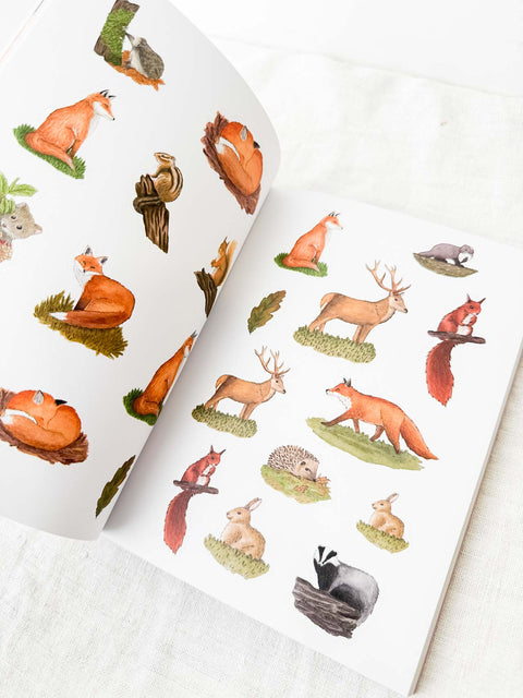 Sticker book Mon journal nature