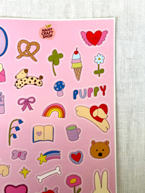 Planche stickers A5 - Novembre