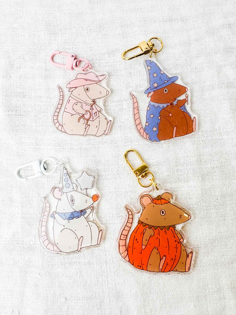 Porte clé Rat