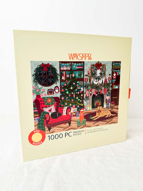 Puzzle 1000p Festive family room