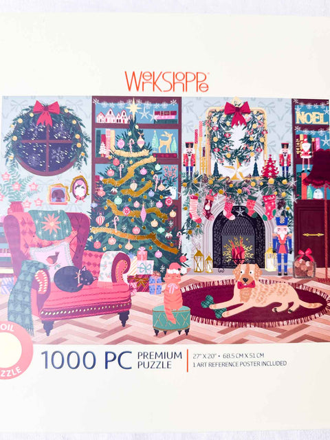 Puzzle 1000p Festive family room